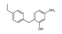 5-amino-2-(4-ethylbenzyl)phenol Structure