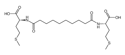 bis(N-α-amido-methionine)-1,8 octane dicarboxylate结构式