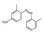 4-(o-tolylazo)-m-toluidine structure