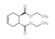 反-4-环己烯-1,2-二甲酸二乙酯结构式