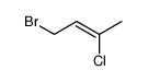 1-bromo-3-chlorobut-2-ene Structure