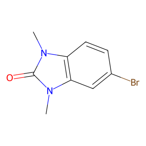 5-bromo-1,3-dimethyl-2,3-dihydro-1H-1,3-benzodiazol-2-one结构式