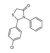 2-(4-chlorophenyl)-3-phenylthiazolidin-4-one picture