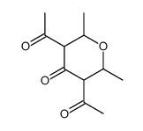 3,5-Diacetyl-2,3,5,6-tetrahydro-2,6-dimethyl-4H-pyran-4-one structure