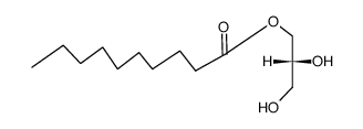 3-decanoyl-sn-glycerol结构式