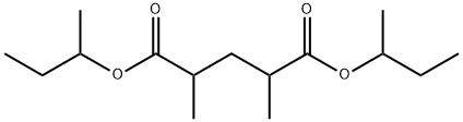 2,4-Dimethylpentanedioic acid bis(1-methylpropyl) ester结构式