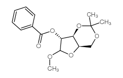 methyl-2-o-benzoyl-3,5-o-isopropylidine-d-xylofuranoside structure