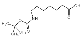 7-(BOC-氨基)庚酸结构式