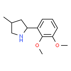 Pyrrolidine, 2-(2,3-dimethoxyphenyl)-4-methyl- (9CI) picture