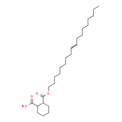 octadecen-9-yl hydrogen cyclohexane-1,2-dicarboxylate结构式