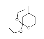 2,2-diethoxy-4-methyl-3,4-dihydropyran Structure