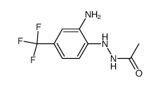 2-Acethydrazido-5-trifluoromethylanilin结构式