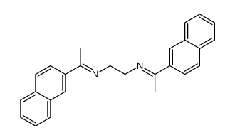 1-naphthalen-2-yl-N-[2-(1-naphthalen-2-ylethylideneamino)ethyl]ethanimine Structure