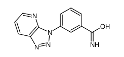 3-(triazolo[4,5-b]pyridin-3-yl)benzamide Structure