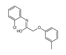 N-(2-chlorophenyl)-2-(3-methylphenoxy)acetamide结构式