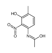 N-(3-hydroxy-4-methyl-2-nitrophenyl)acetamide结构式