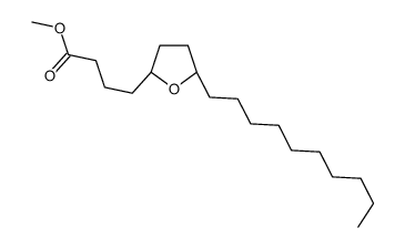 methyl 4-[(2S,5R)-5-decyloxolan-2-yl]butanoate Structure