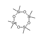 2,2,4,4,6,6,8,8-Octamethyl-[1,3,5,7,2,4,6,8]tetroxatrisilagermocane结构式