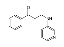 1-phenyl-3-(pyridin-3-ylamino)propan-1-one结构式