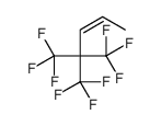 5,5,5-trifluoro-4,4-bis(trifluoromethyl)pent-2-ene结构式