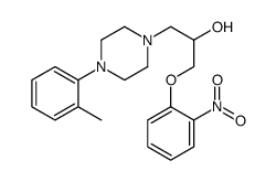 1-[4-(2-methylphenyl)piperazin-1-yl]-3-(2-nitrophenoxy)propan-2-ol结构式