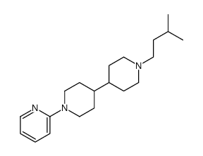 2-[4-[1-(3-methylbutyl)piperidin-4-yl]piperidin-1-yl]pyridine结构式