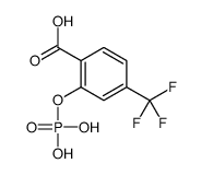 2-phosphonooxy-4-(trifluoromethyl)benzoic acid Structure