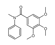 3,4,5-trimethoxy-N-methyl-N-phenylbenzamide结构式