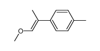 2(p-tolyl) 1-methoxy 1-propene Structure