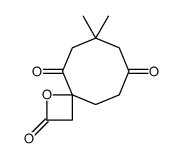 7,7-dimethyl-1-oxaspiro[3.7]undecane-2,5,9-trione Structure