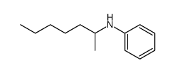 N-(2-HEPTYL)ANILINE Structure