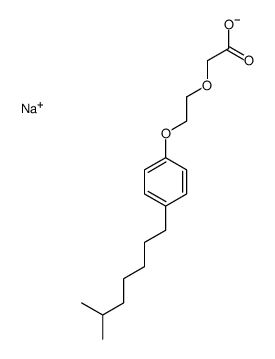 Poly(oxy-1,2-ethanediyl), .alpha.-(carboxymethyl)-.omega.-(4-isooctylphenoxy)-, sodium salt picture