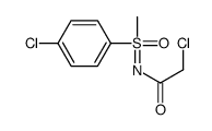 2-Chloro-N-[(4-chlorophenyl)(methyl)oxido-λ6-sulfanylidene]acetamide Structure