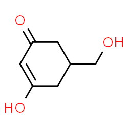 2-Cyclohexen-1-one,3-hydroxy-5-(hydroxymethyl)-(9CI) Structure