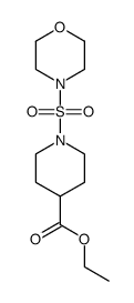 1-(morpholine-4-sulfonyl)-piperidine-4-carboxylic acid ethyl ester Structure