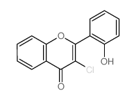 3-chloro-2-(2-hydroxyphenyl)chromen-4-one Structure