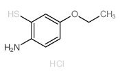 Benzenethiol,2-amino-5-ethoxy-, hydrochloride (1:1)结构式