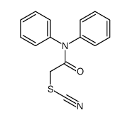 [2-oxo-2-(N-phenylanilino)ethyl] thiocyanate Structure