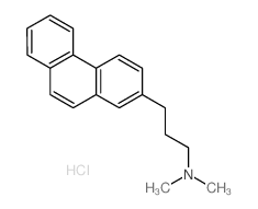 2-Phenanthrenepropanamine,N,N-dimethyl-, hydrochloride (1:1)结构式