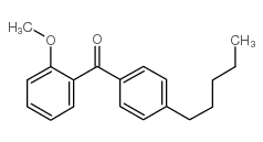 2-METHOXY-4'-N-PENTYLBENZOPHENONE structure