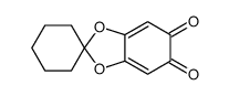 spiro[1,3-benzodioxole-2,1'-cyclohexane]-5,6-dione结构式