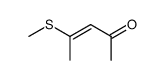 3-Penten-2-one, 4-(methylthio)- (9CI) Structure