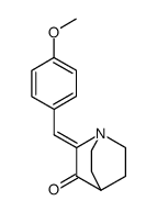 trans-2-(4-Methoxybenzylidene)-3-oxoquinuclidine Structure