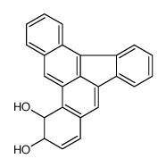 12,13-dihydro-12,13-dihydroxydibenzo(a,e)fluoranthene结构式