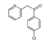 2-[(4-chlorophenyl)sulfinylmethyl]pyridine Structure