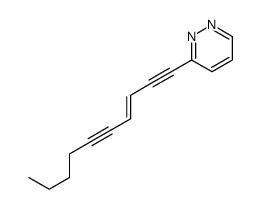 3-dec-3-en-1,5-diynylpyridazine Structure