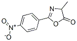 5(4H)-Oxazolone,4-methyl-2-(4-nitrophenyl)- structure