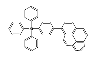 triphenyl-(4-pyren-1-ylphenyl)silane Structure