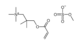 2,2-dimethyl-3-[(1-oxoallyl)oxy]propyltrimethylammonium methyl sulphate结构式