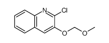 2-chloro-3-(methoxymethoxy)quinoline结构式